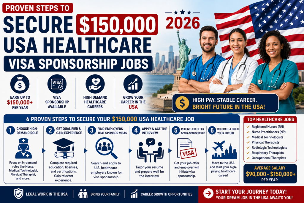 USA Healthcare Visa Sponsorship Jobs 2026